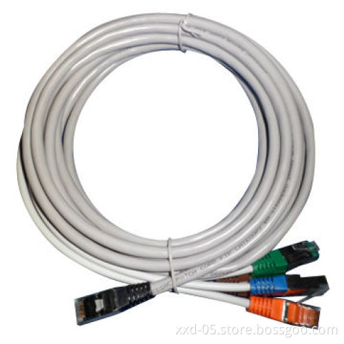FTP Cat6A Patch Cord, 26AWG Stranded Pure Copper Conductor New Design Cable
